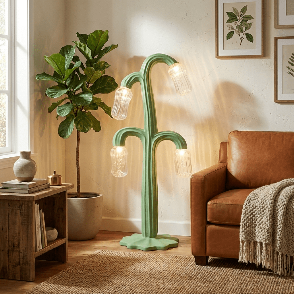 Verdant Bloom Floor Lamp