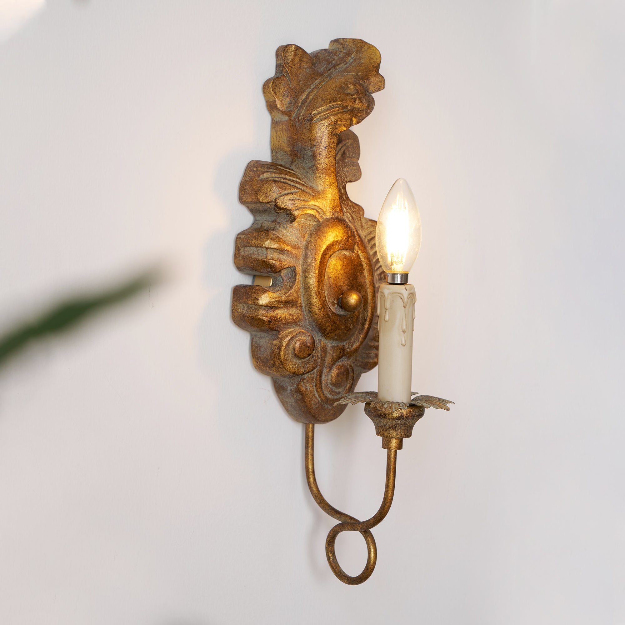 Hawstead Wood Indoor Wall Light