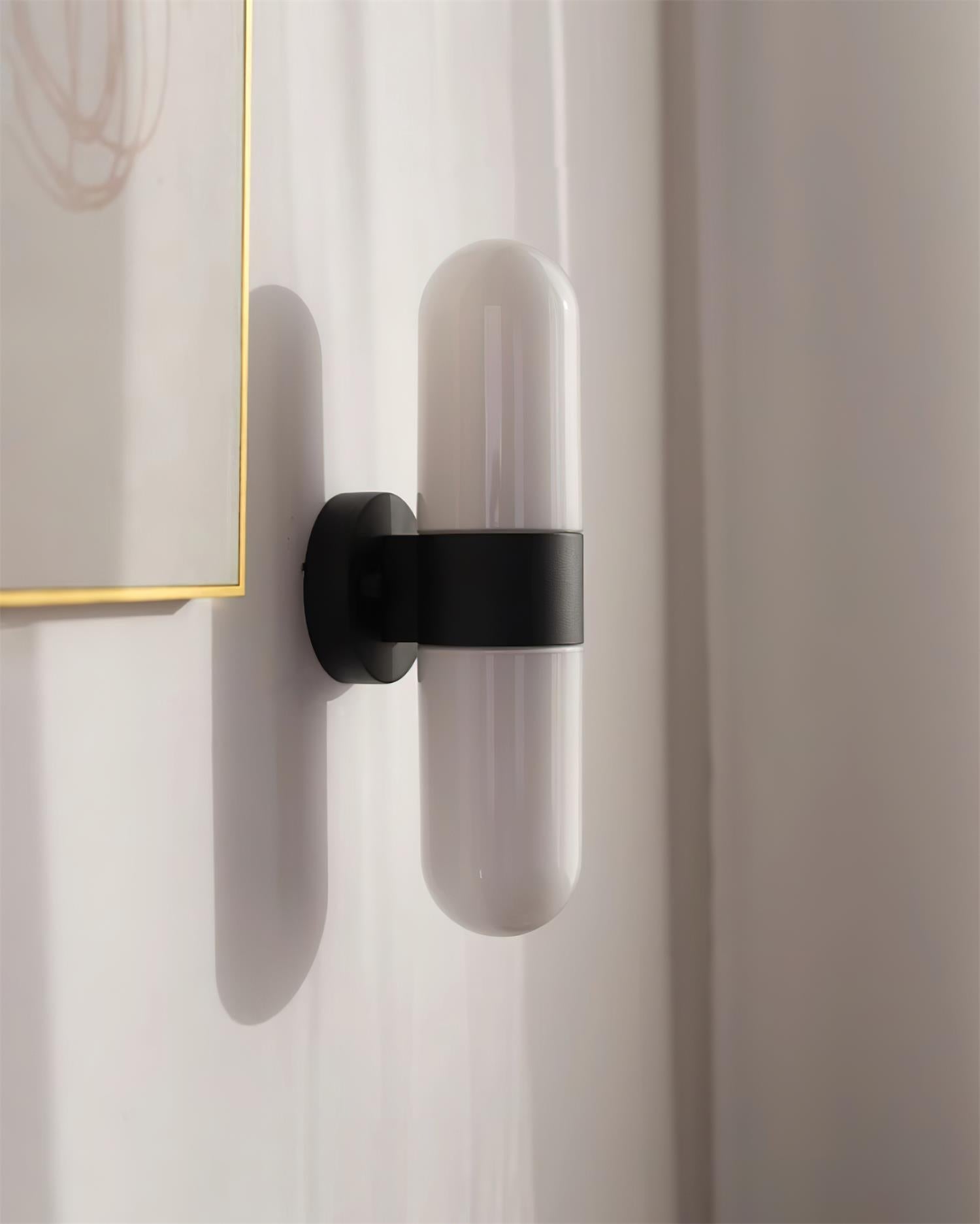 Celisette Capsule Glass Wall Sconce