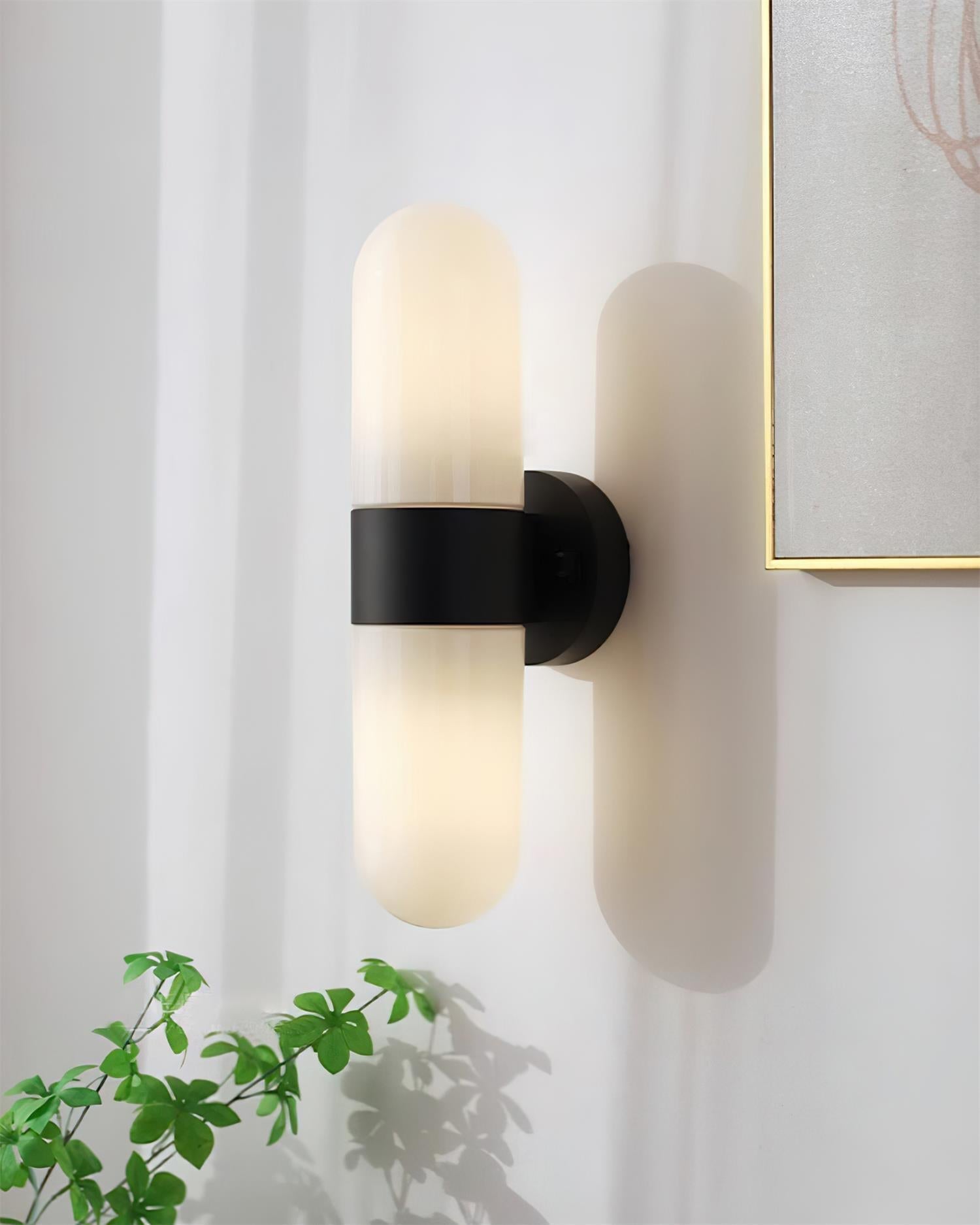 Celisette Capsule Glass Wall Sconce