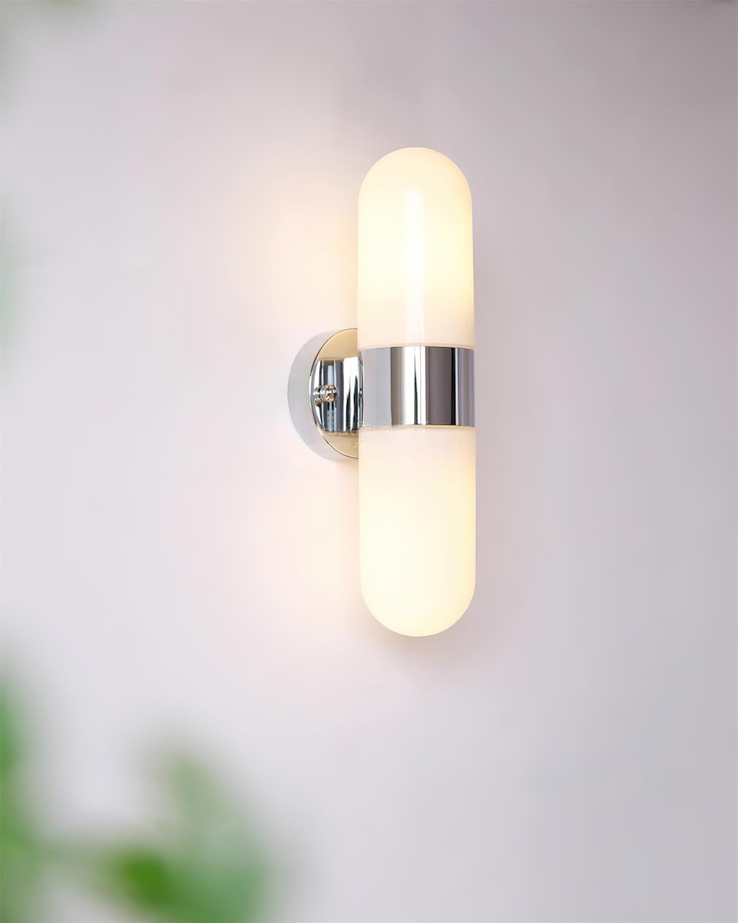 Celisette Capsule Glass Wall Sconce