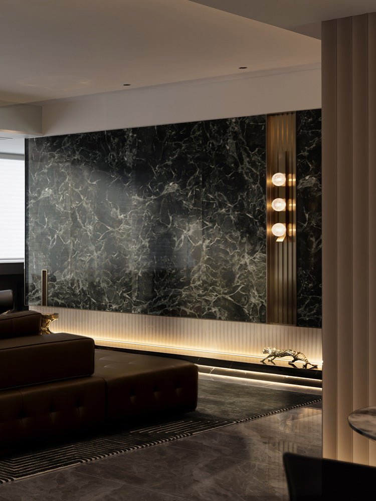 Teriivelle Vertical Orb Wall Sconce
