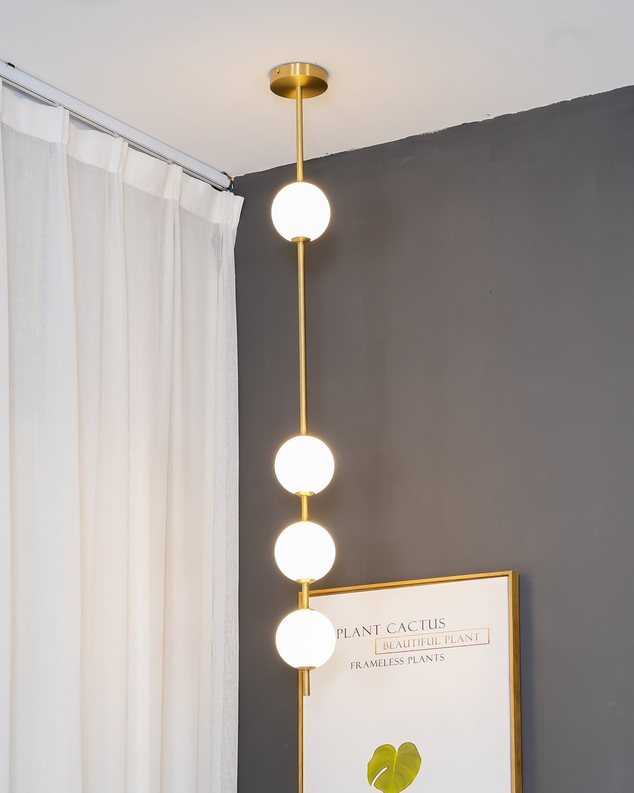 Valem Modern Brass Pendant Lamp