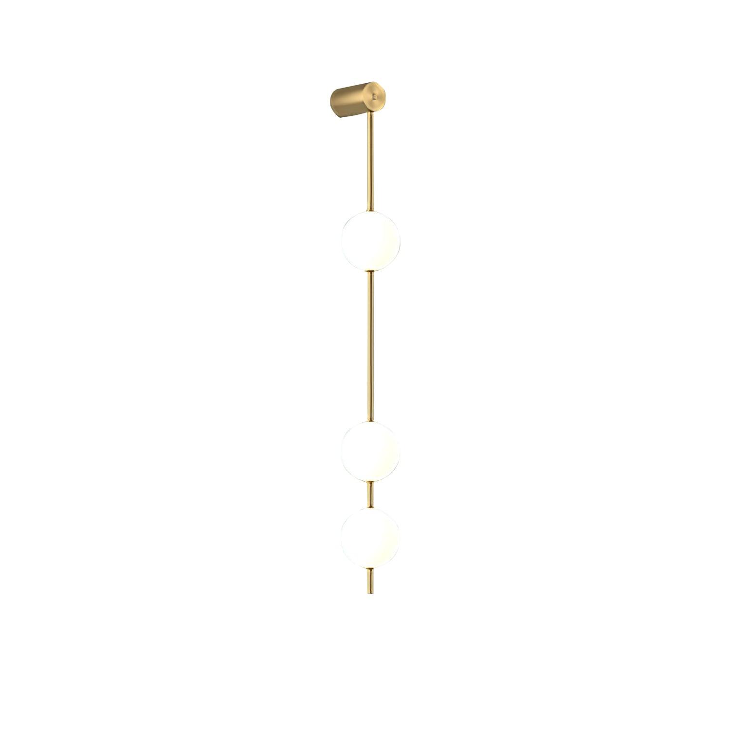 Lustra Wall Lamp Vertical Balls Brass - Neutral Decor