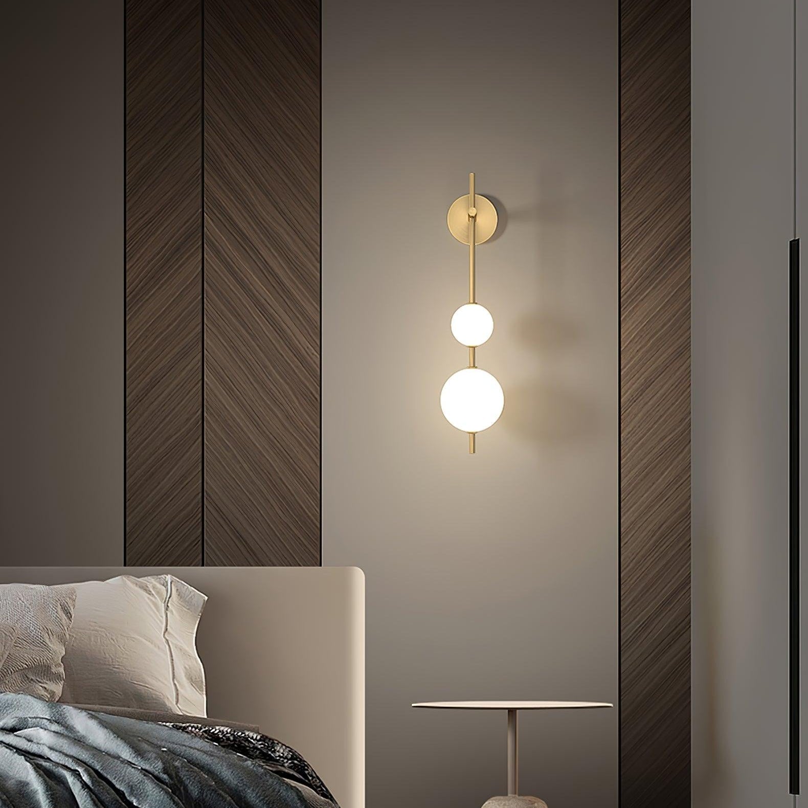 Valentina Vertical Globe Wall Light