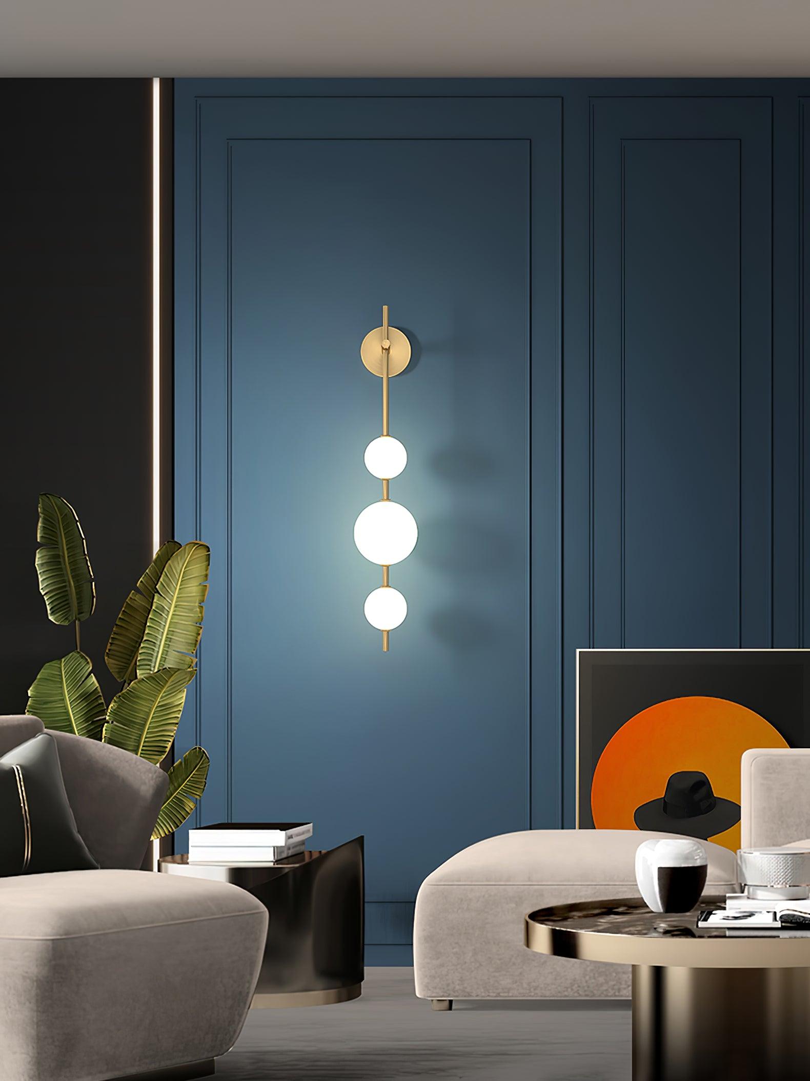 Miriiella Wall Lamp Vertical Globe Minimalist