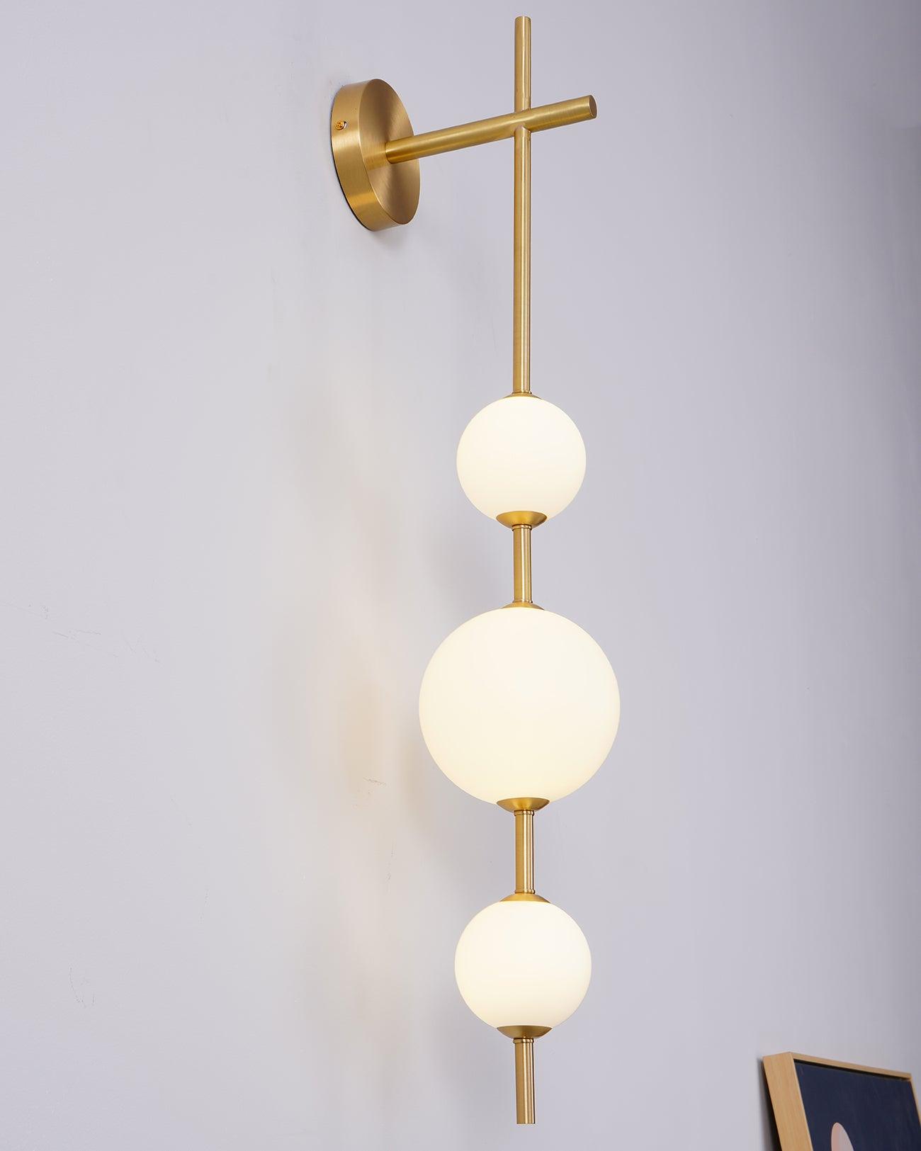 Miriiella Wall Lamp Vertical Globe Minimalist