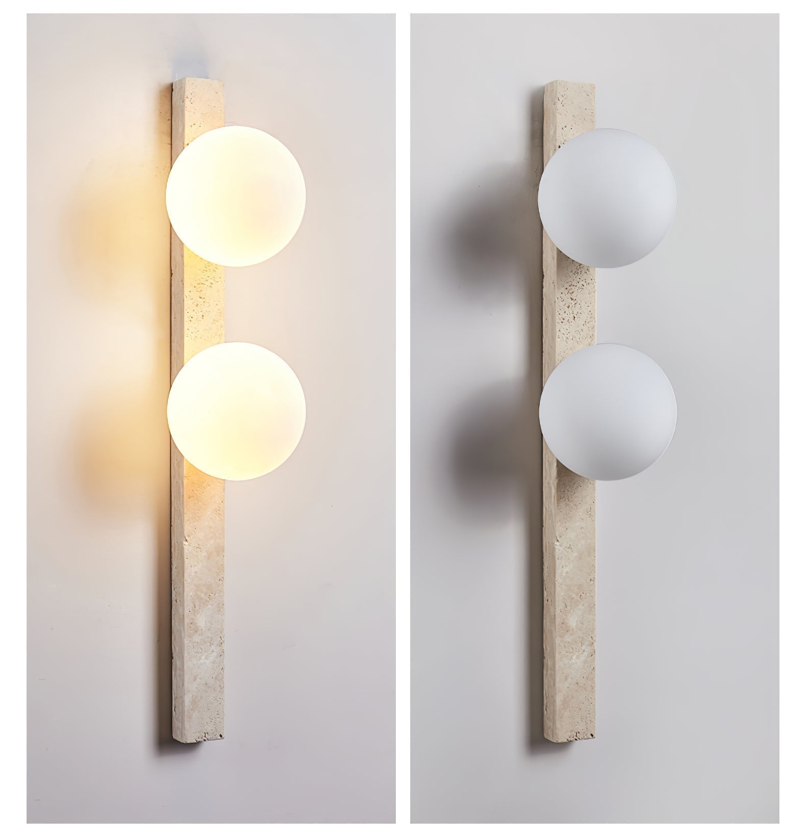 Valoaria Travertine Wall Light