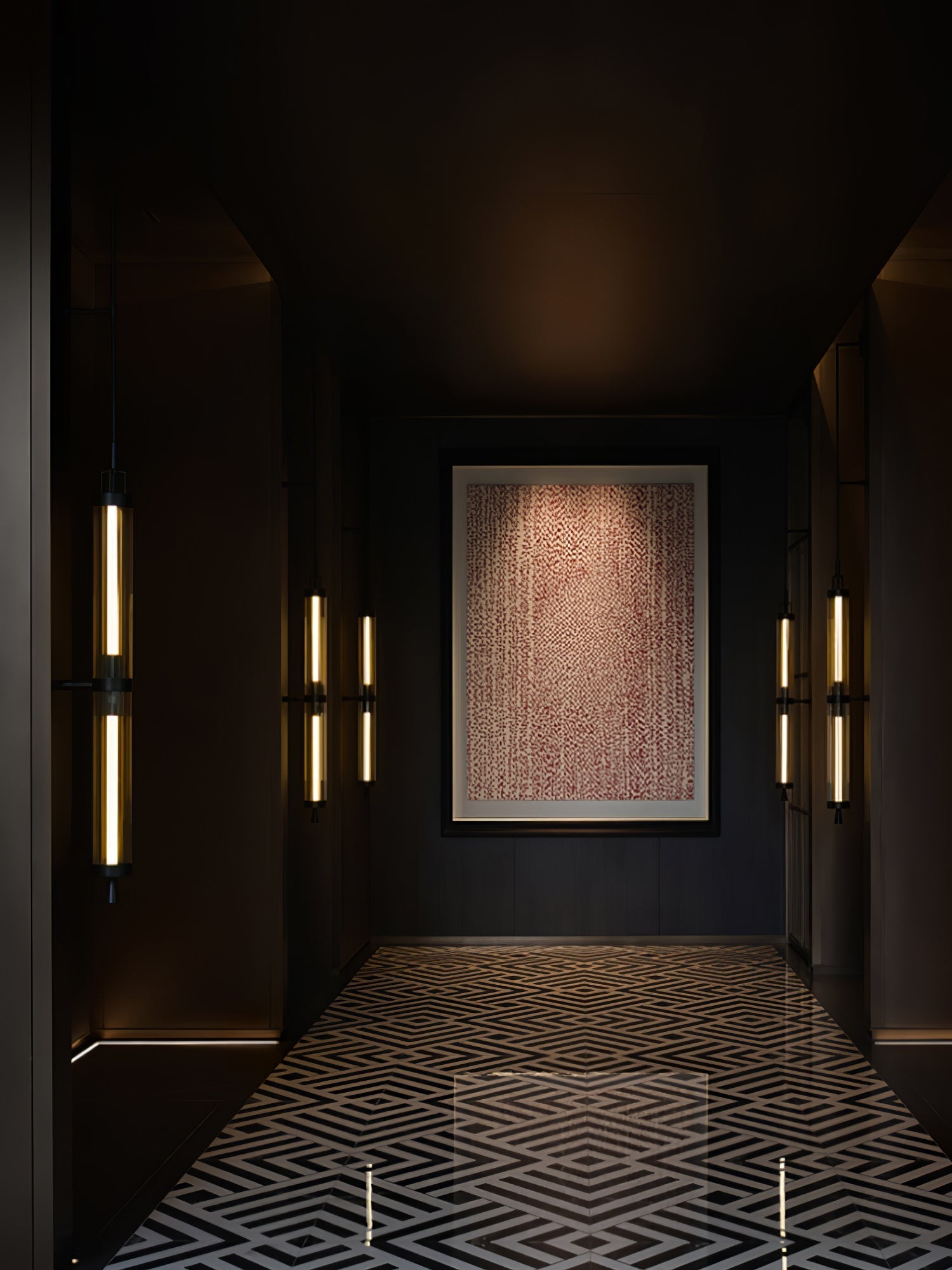 Vertical Modern Minimalist Sconce Wall Lamp