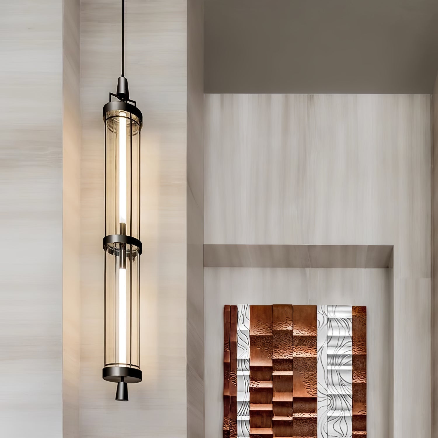 Vertical Modern Minimalist Sconce Wall Lamp