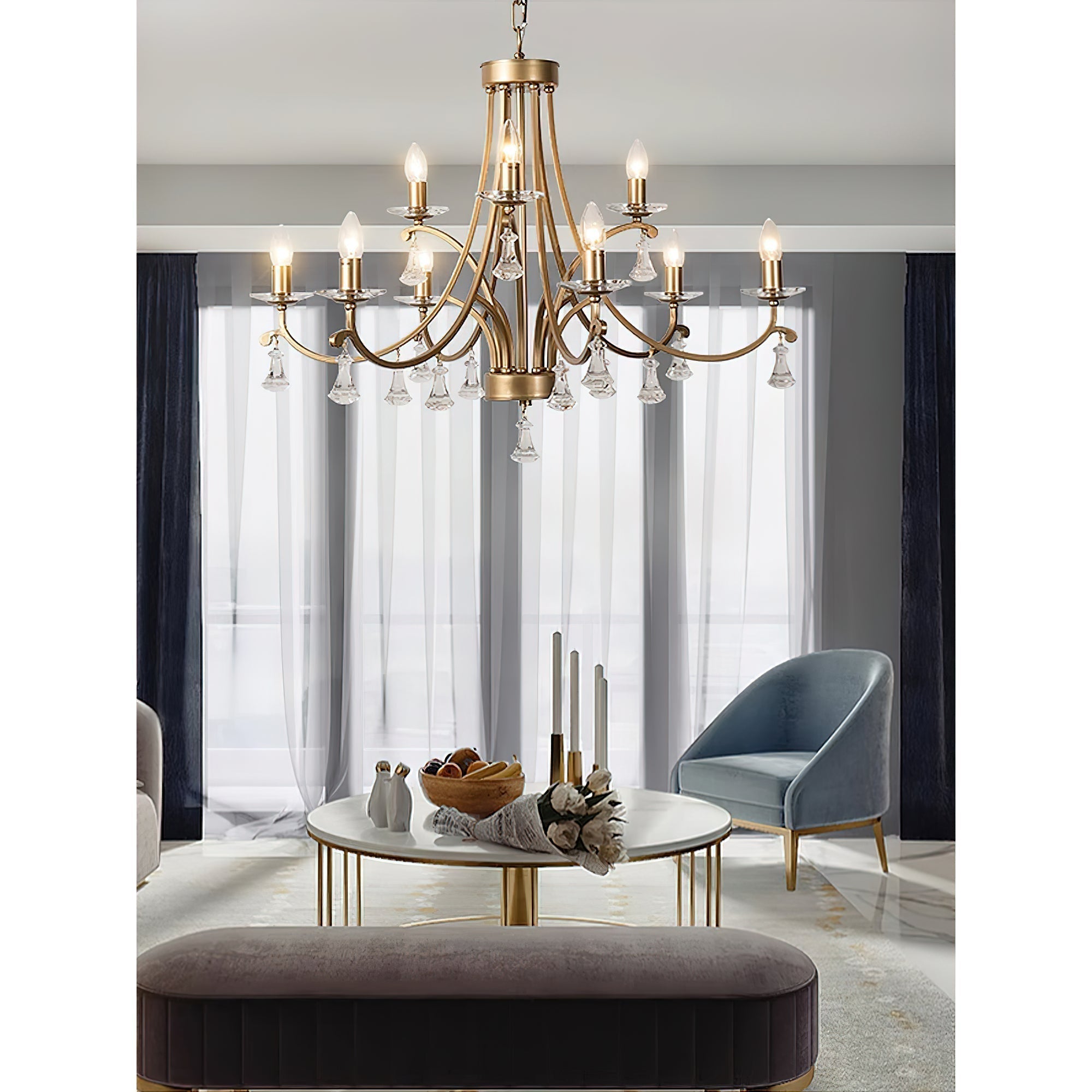Selorine Crystal Chandelier