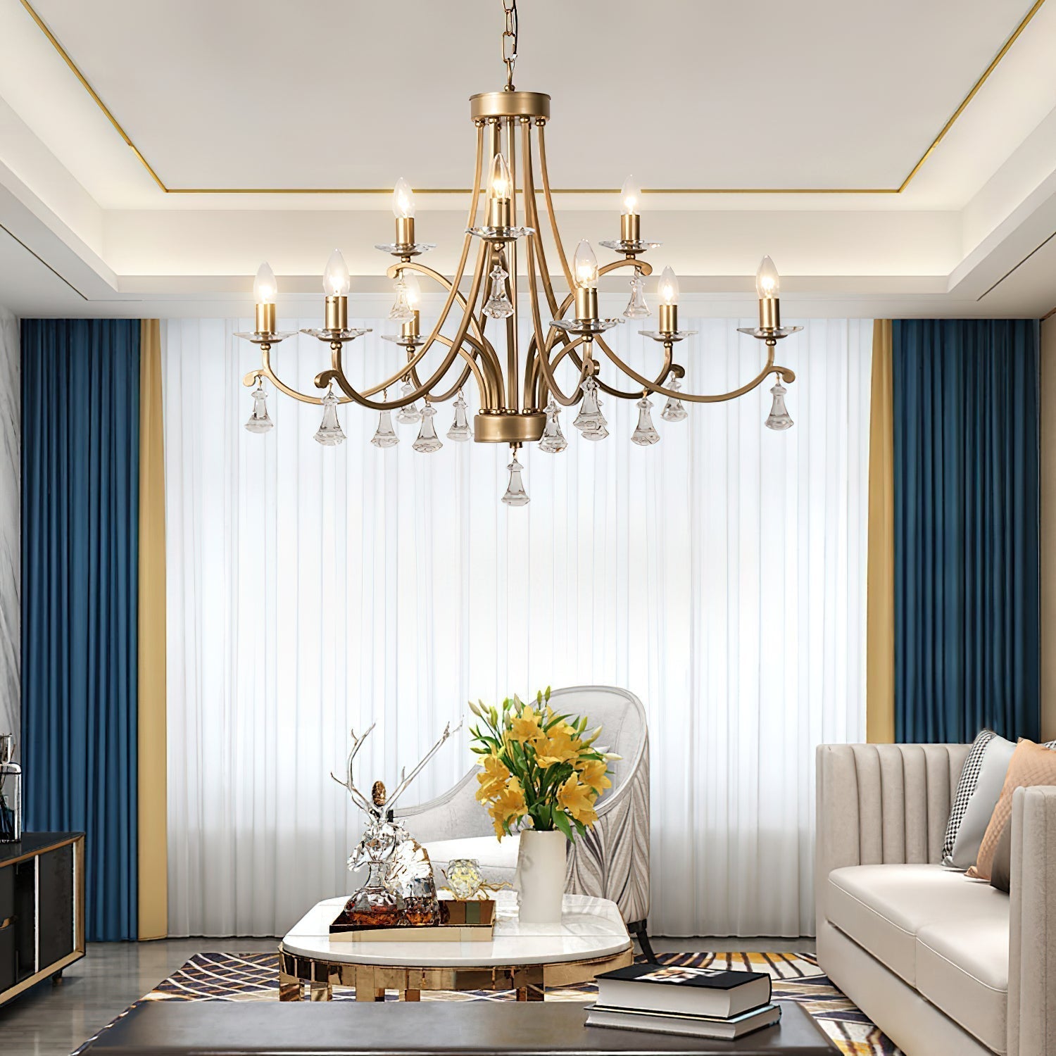 Selorine Crystal Chandelier