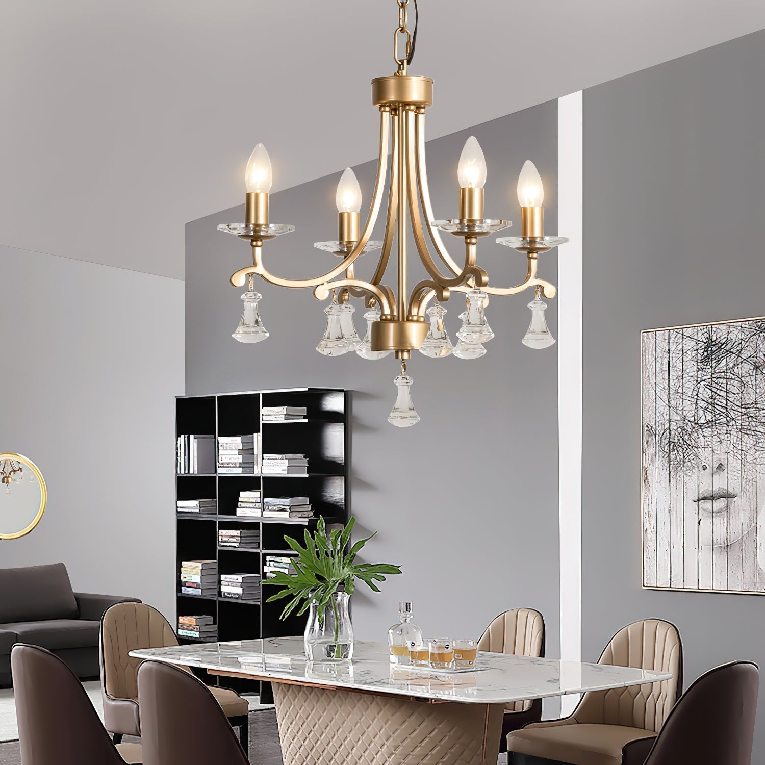 Selorine Crystal Chandelier