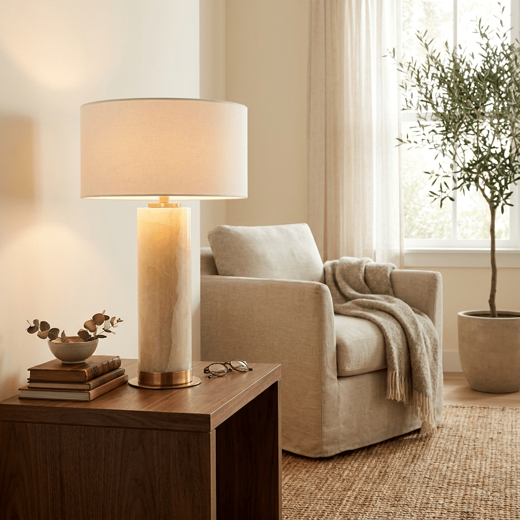 Liororaine Onyx Table Lamp