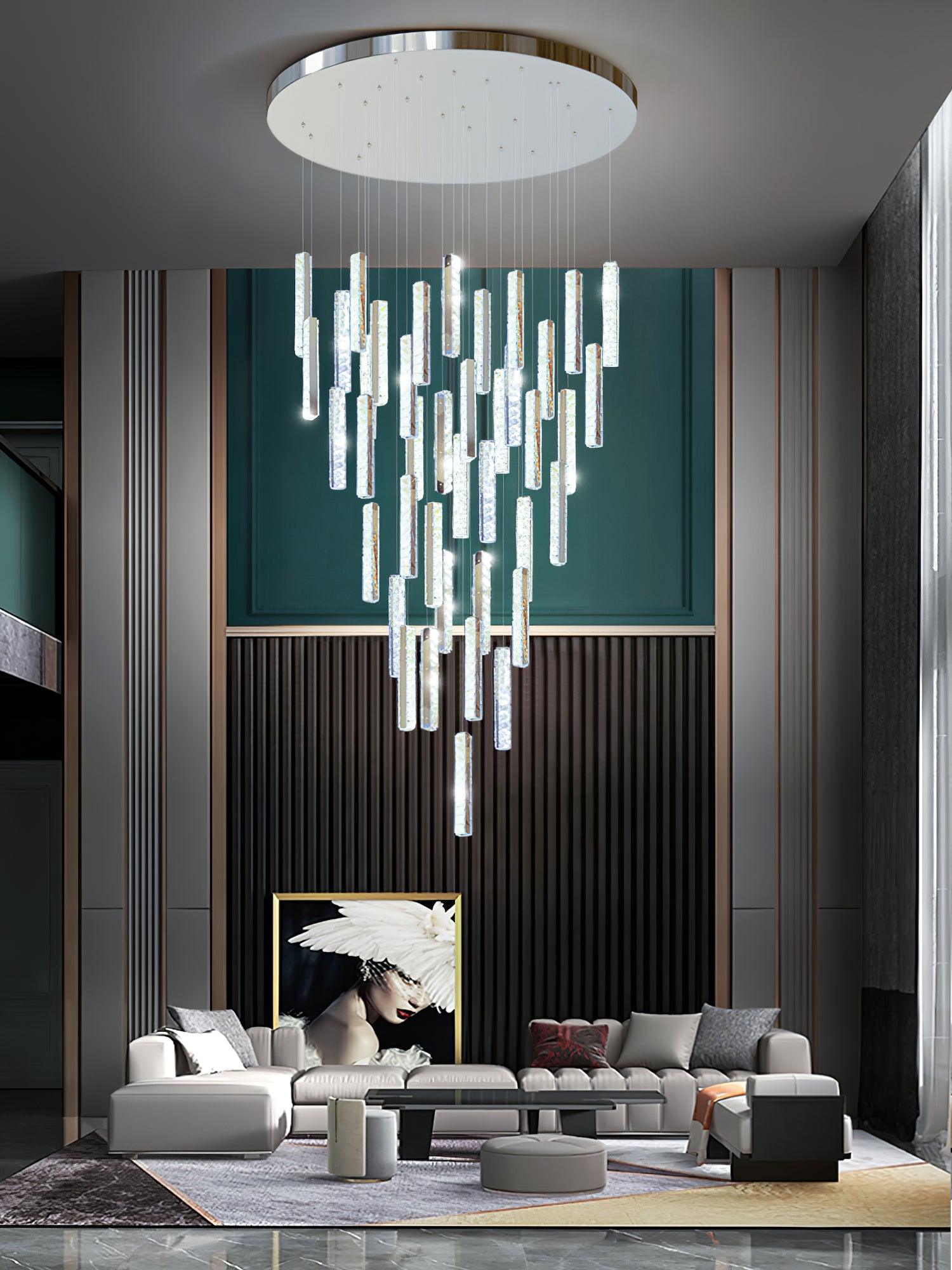 Sorenaria Chandelier Villa Forci Pendant Silver Modern