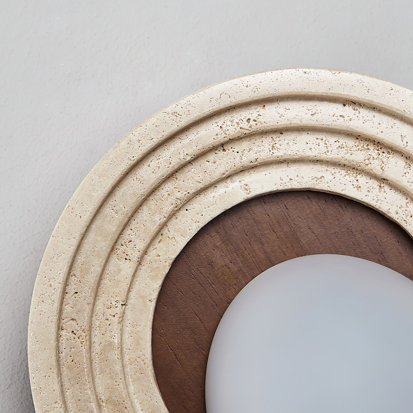 Uloryra Arch-Frame Travertine Wall Light