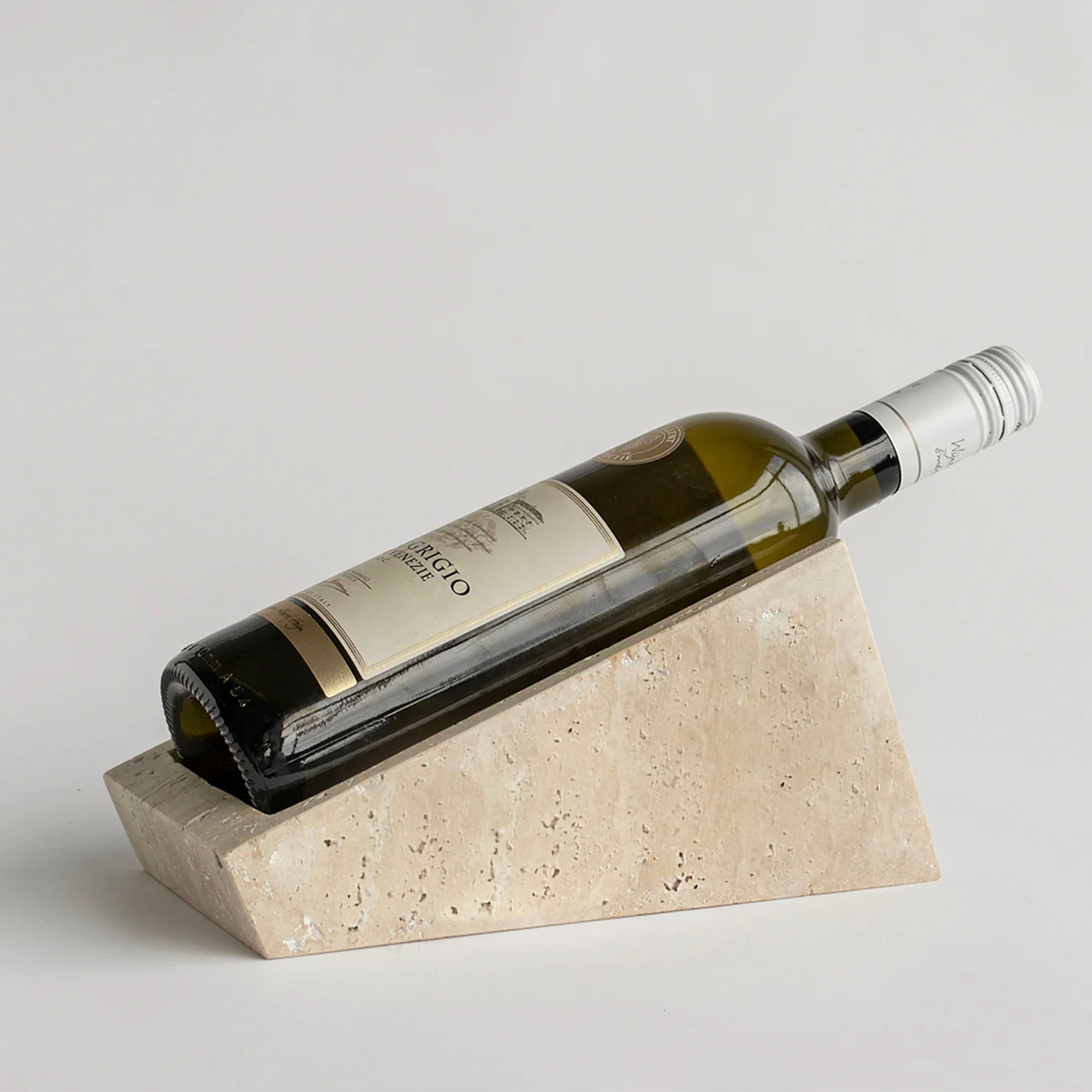 Selivian Cantilever Marble Wine Stand