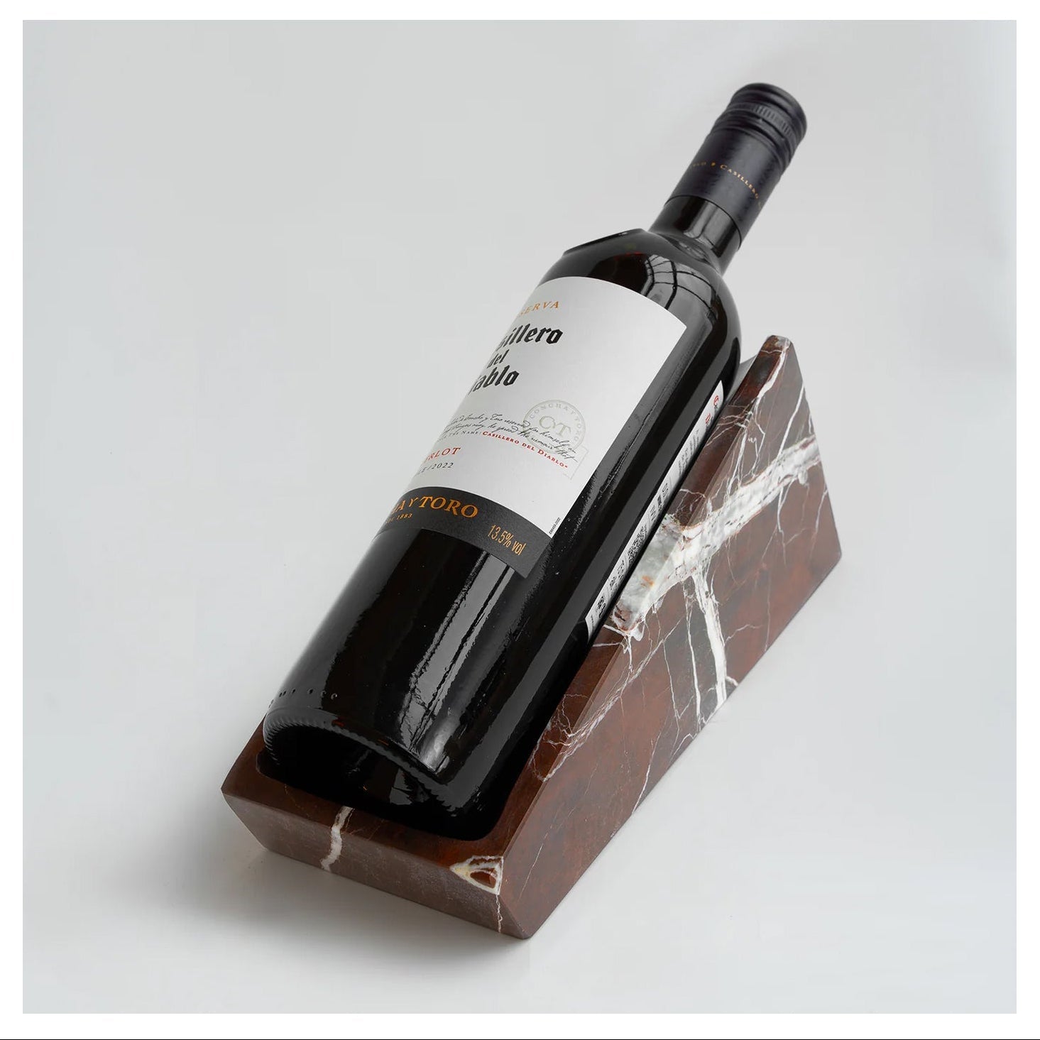 Selivian Cantilever Marble Wine Stand