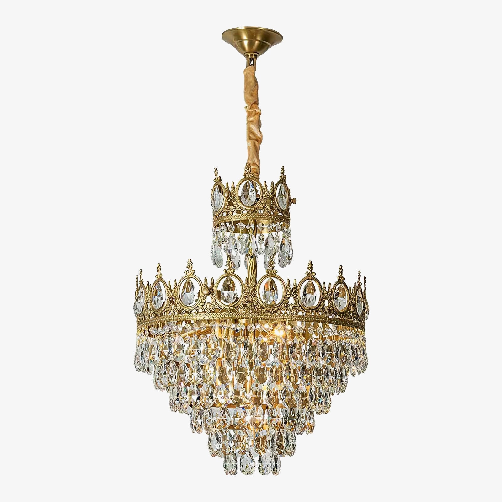 Luxeian Vintage Crystal Chandelier