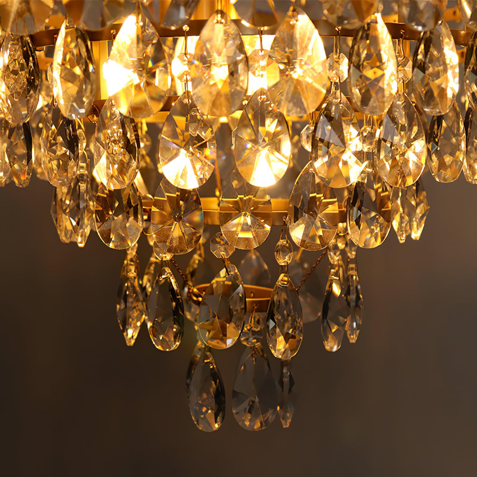 Luxeian Vintage Crystal Chandelier