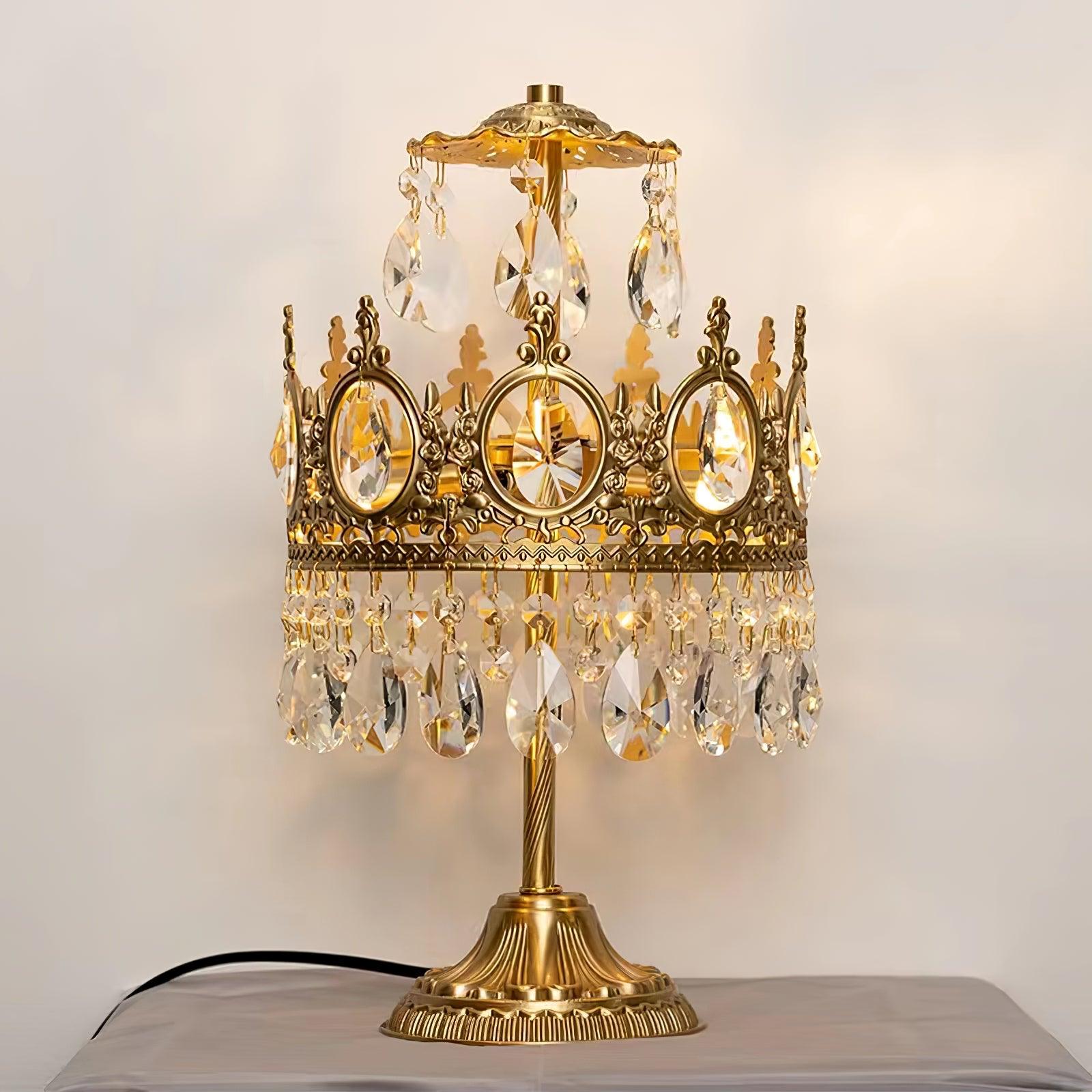 Glee Vintage Crystal Table Light