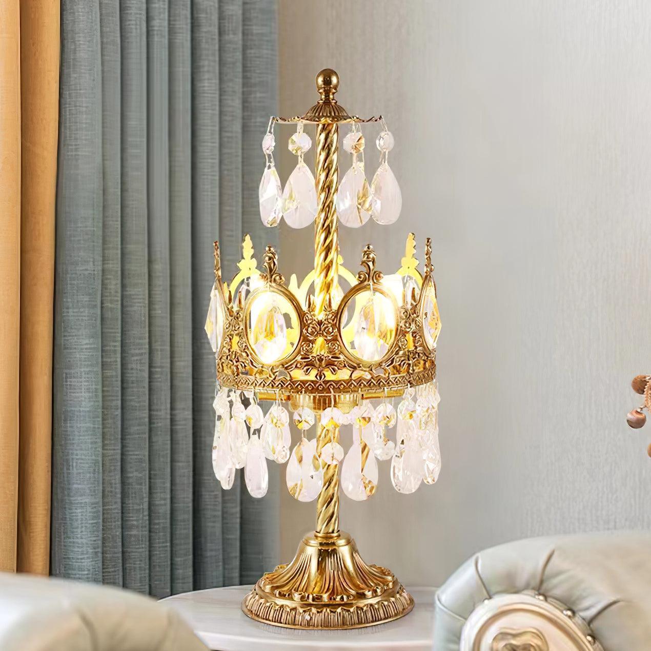 Glee Vintage Crystal Table Light