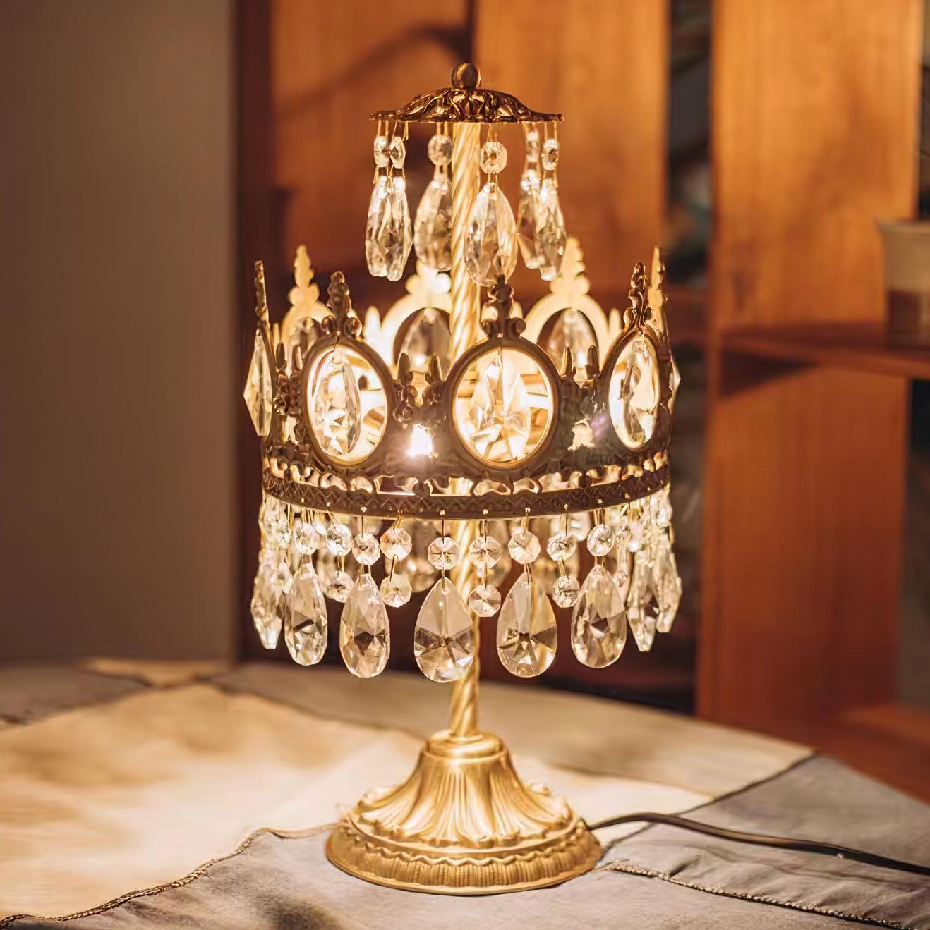 Glee Vintage Crystal Table Light