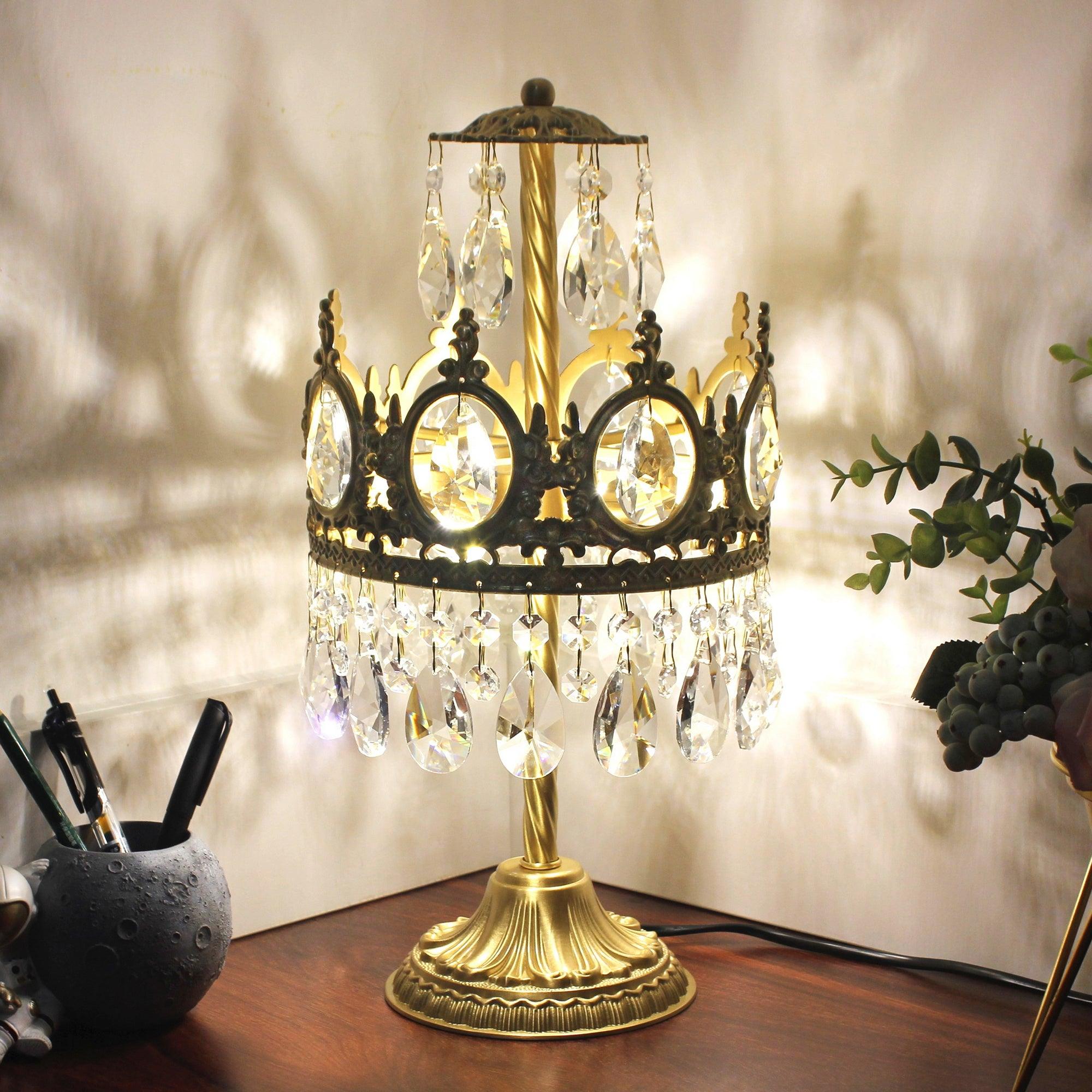 Glee Vintage Crystal Table Light
