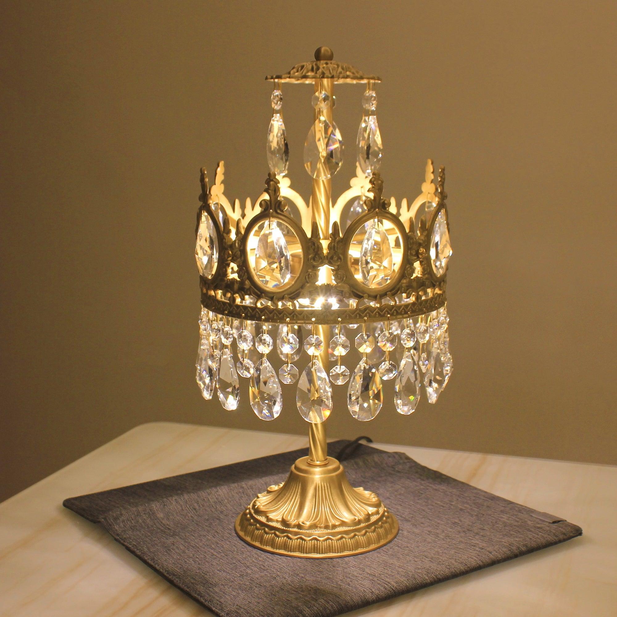 Glee Vintage Crystal Table Light