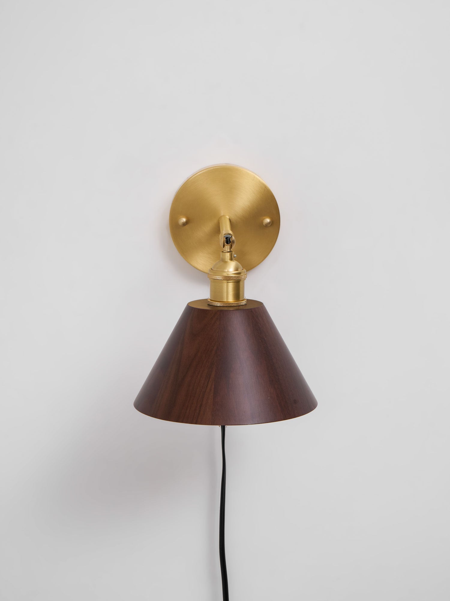 Oakmere Wood Plug In Indoor Wall Light