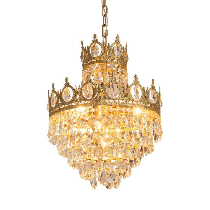 Luxeian Vintage Crystal Chandelier