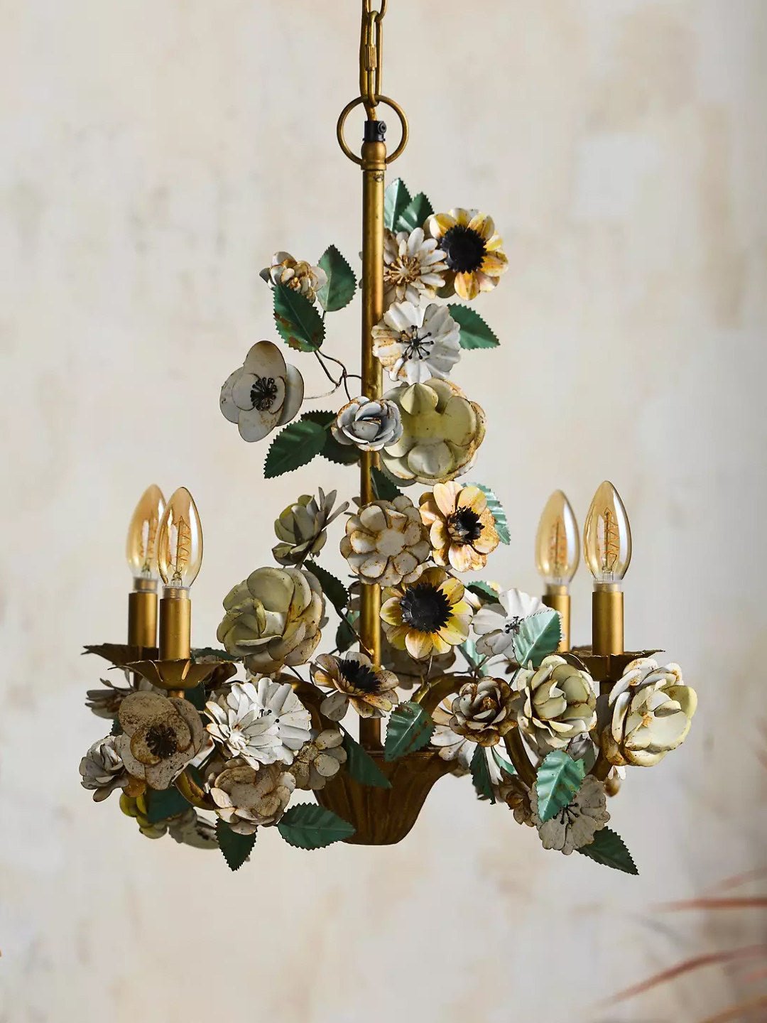 Vintage Floral Chandelier