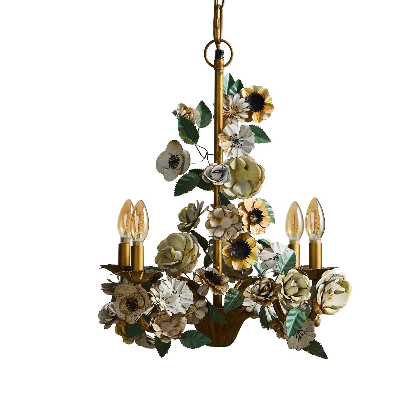 Vintage Floral Chandelier
