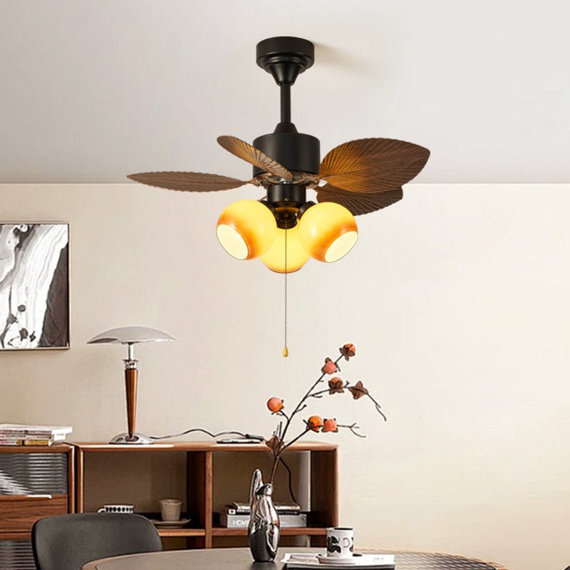 Miranira Vintage Leaf Ceiling Fan Light