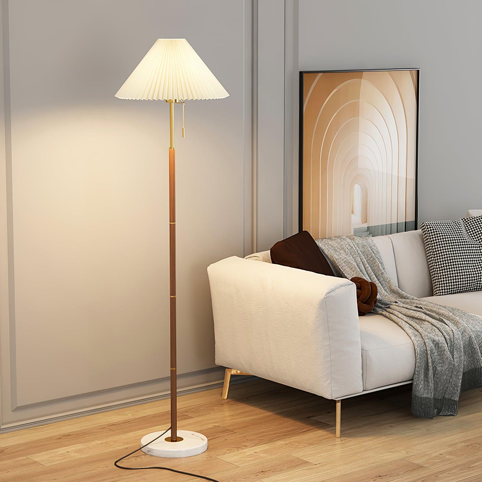 Kalem Minimalist Marble Floor Lamp