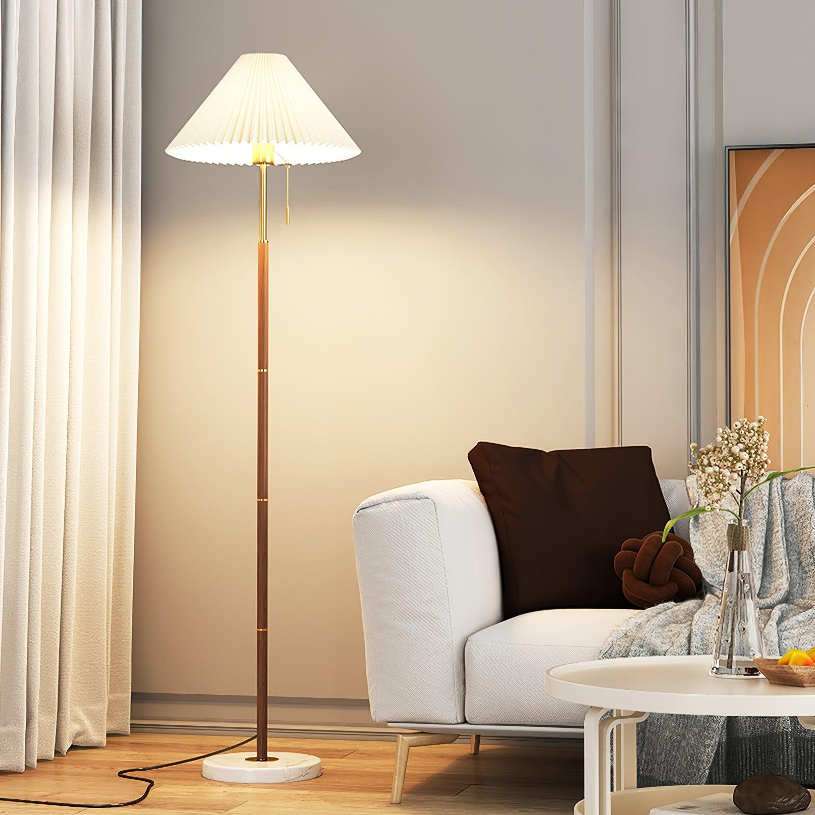 Kalem Minimalist Marble Floor Lamp
