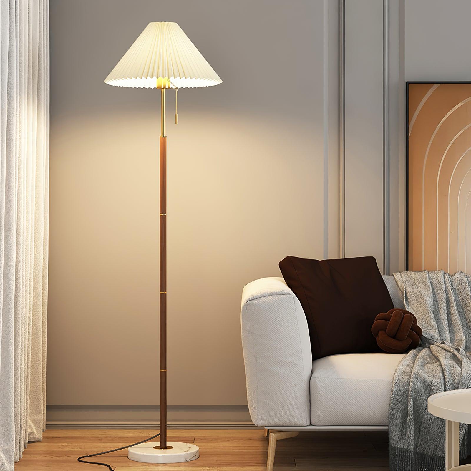 Kalem Minimalist Marble Floor Lamp