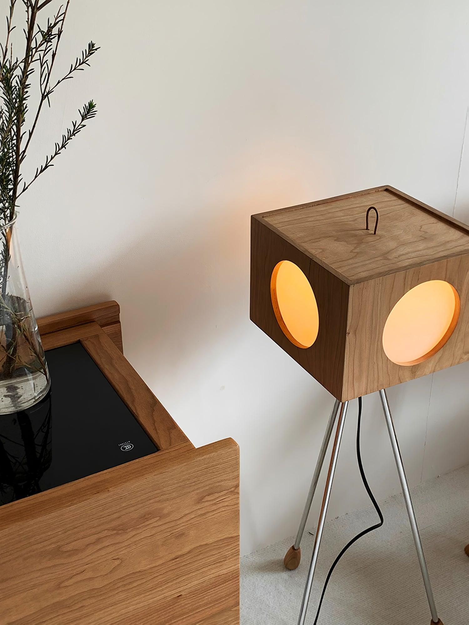 OrbitBox Vintage Camera Floor Lamp