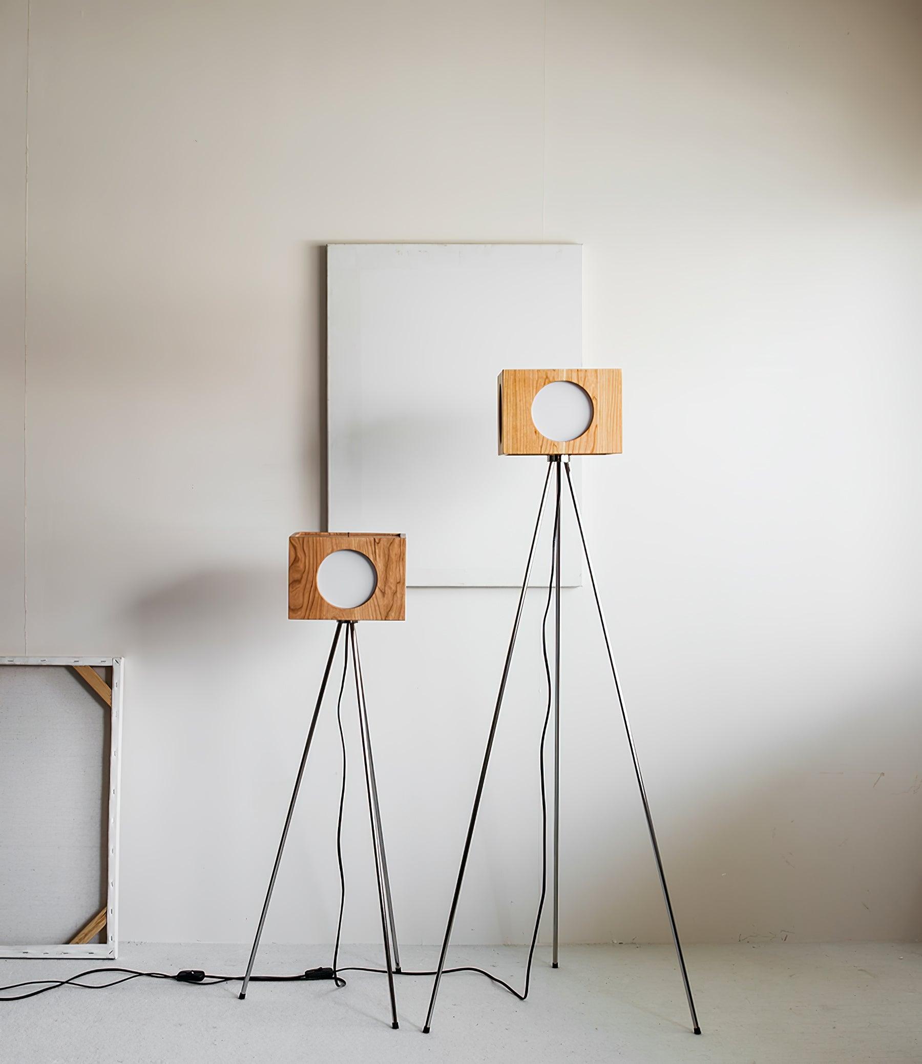OrbitBox Vintage Camera Floor Lamp