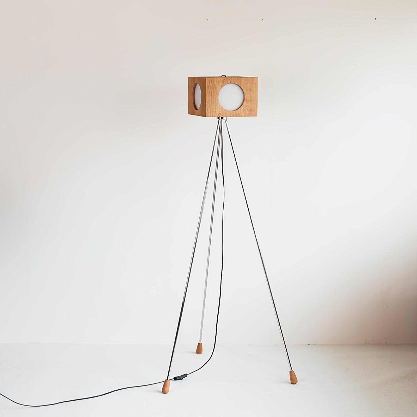 OrbitBox Vintage Camera Floor Lamp