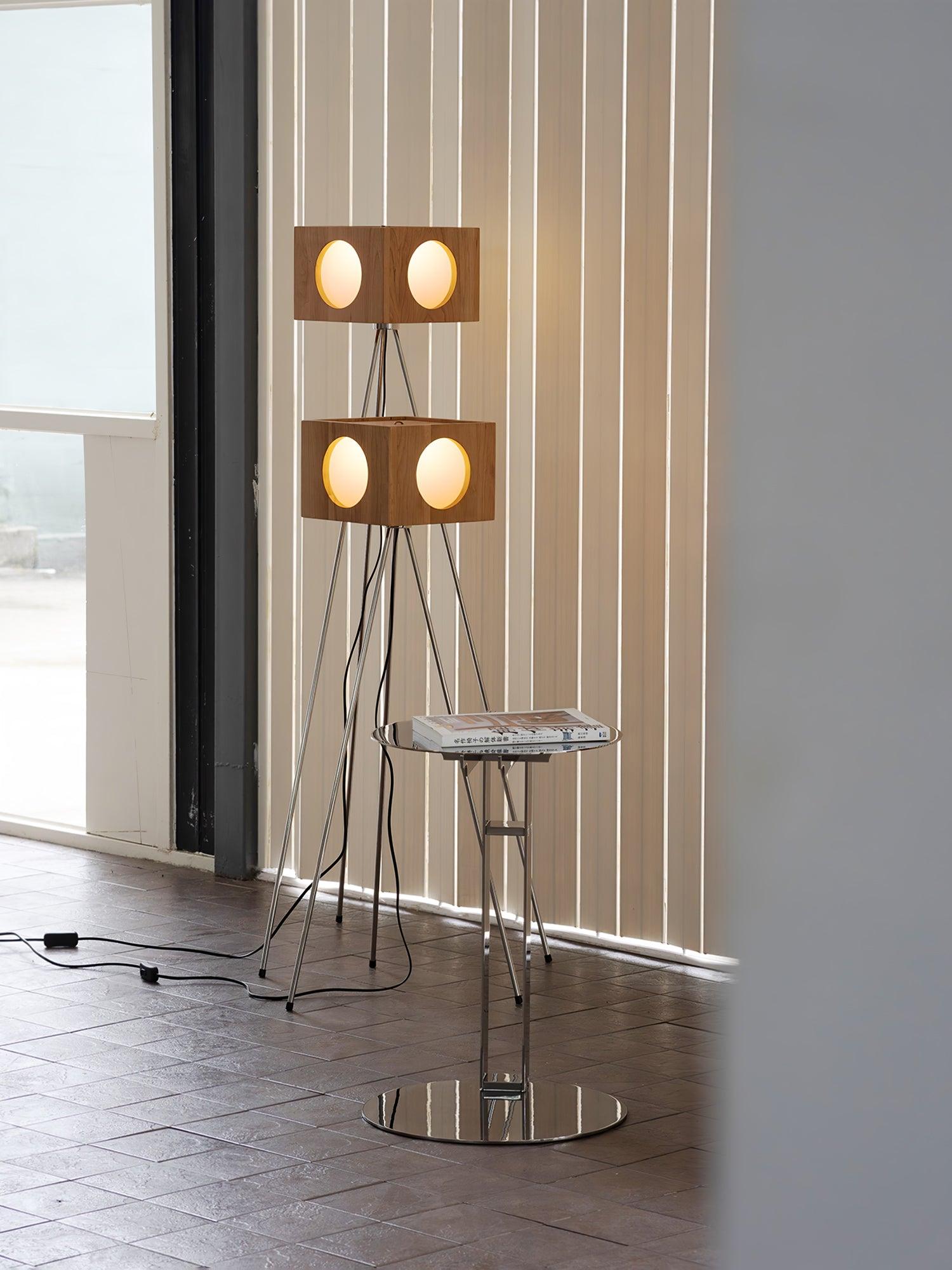 OrbitBox Vintage Camera Floor Lamp