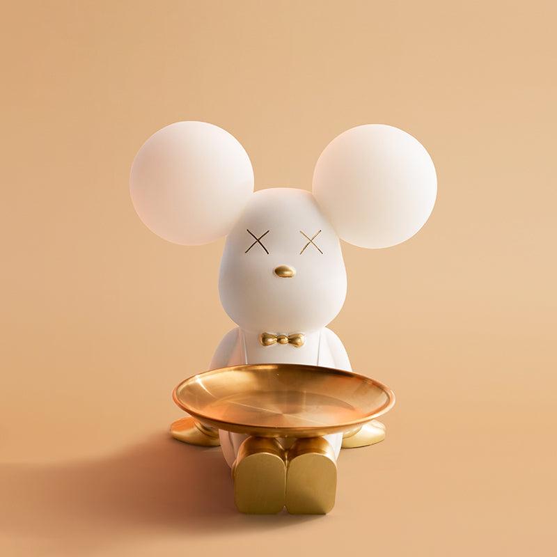 Kubo Resin Artistic Desk Lamp - Neutral Decor