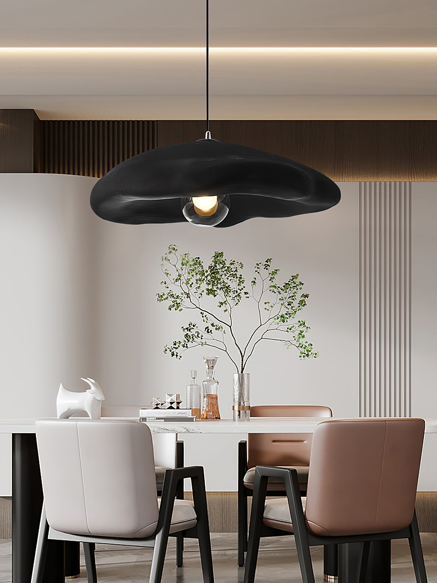 Nylire Modern Minimalist Art Plastic Pendant Light
