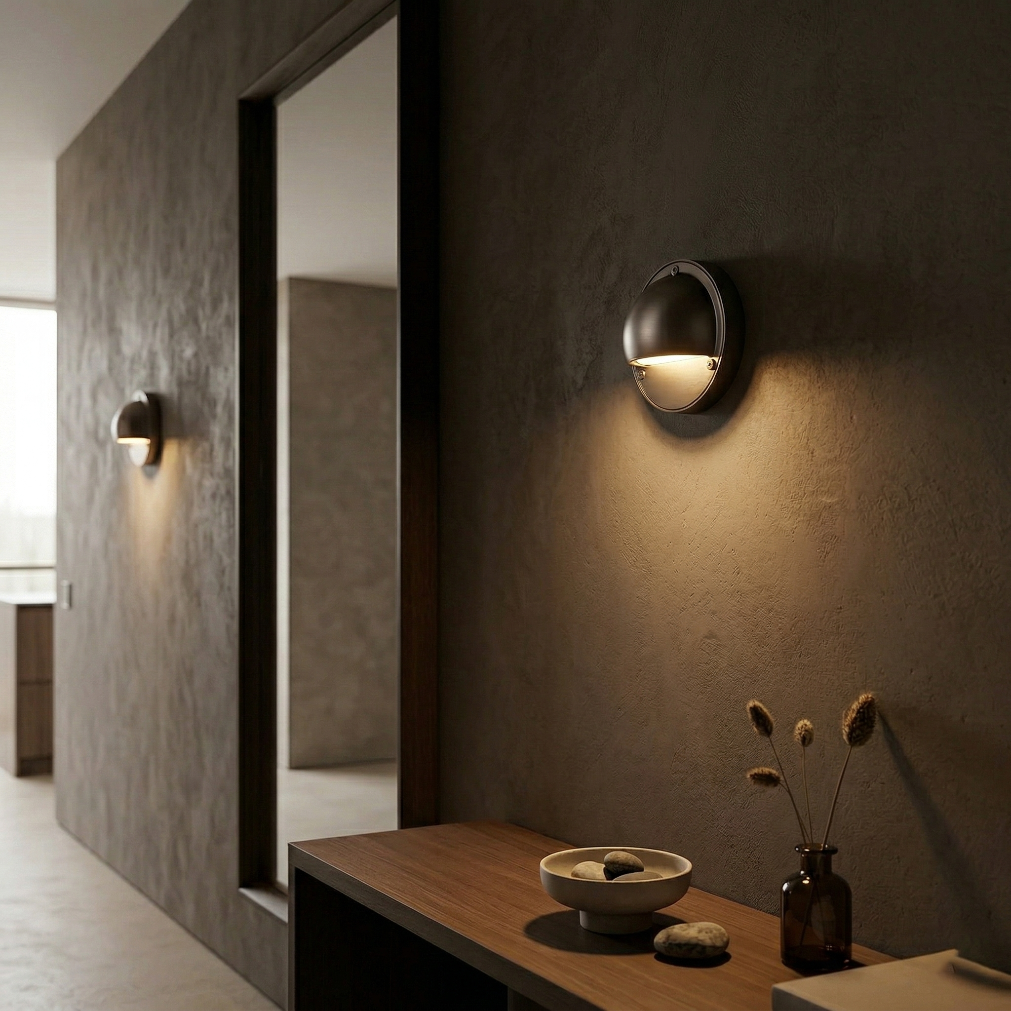 Clairwood Brass Indoor Wall Light
