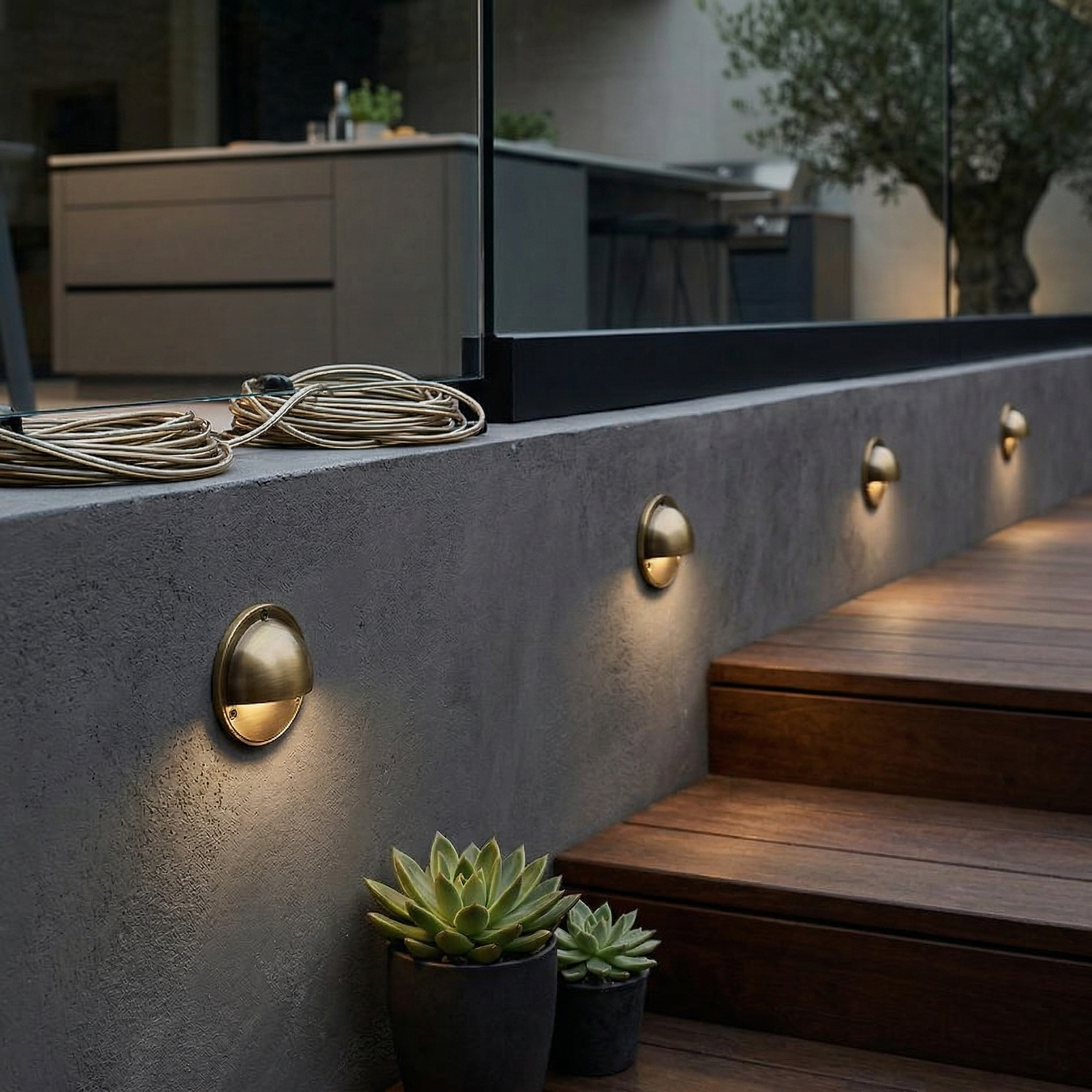 Clairwood Brass Indoor Wall Light