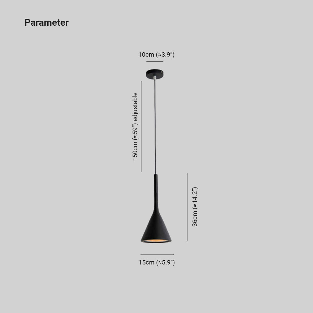 Valentina Modern Pendant Light, Triangle
