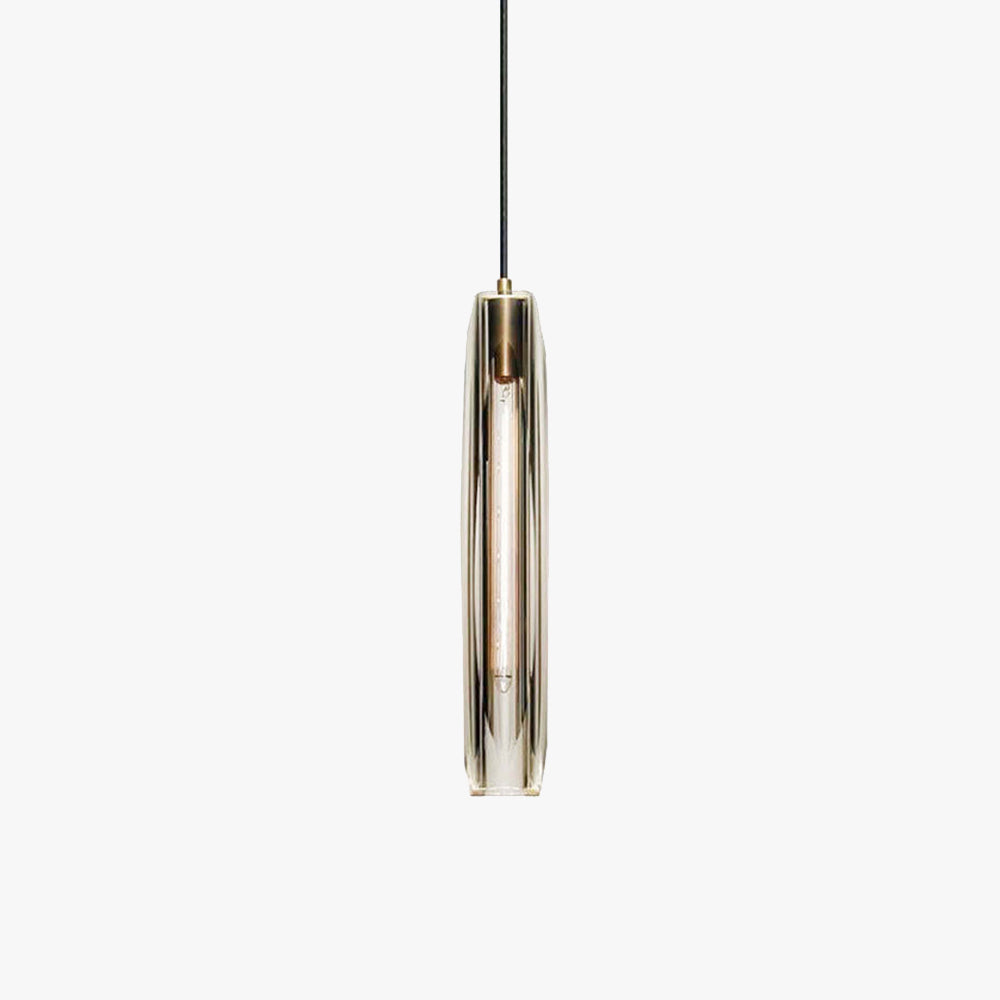 Arisha Brass Designer LED Glass Pendant Lamp