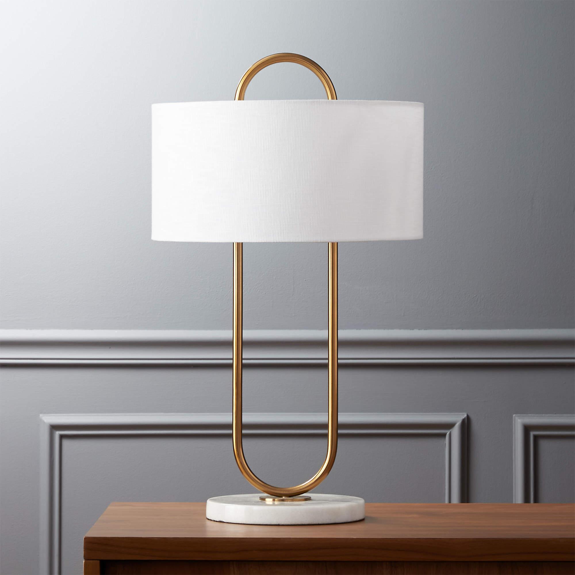Ripj Marble Fabric Table Lamp