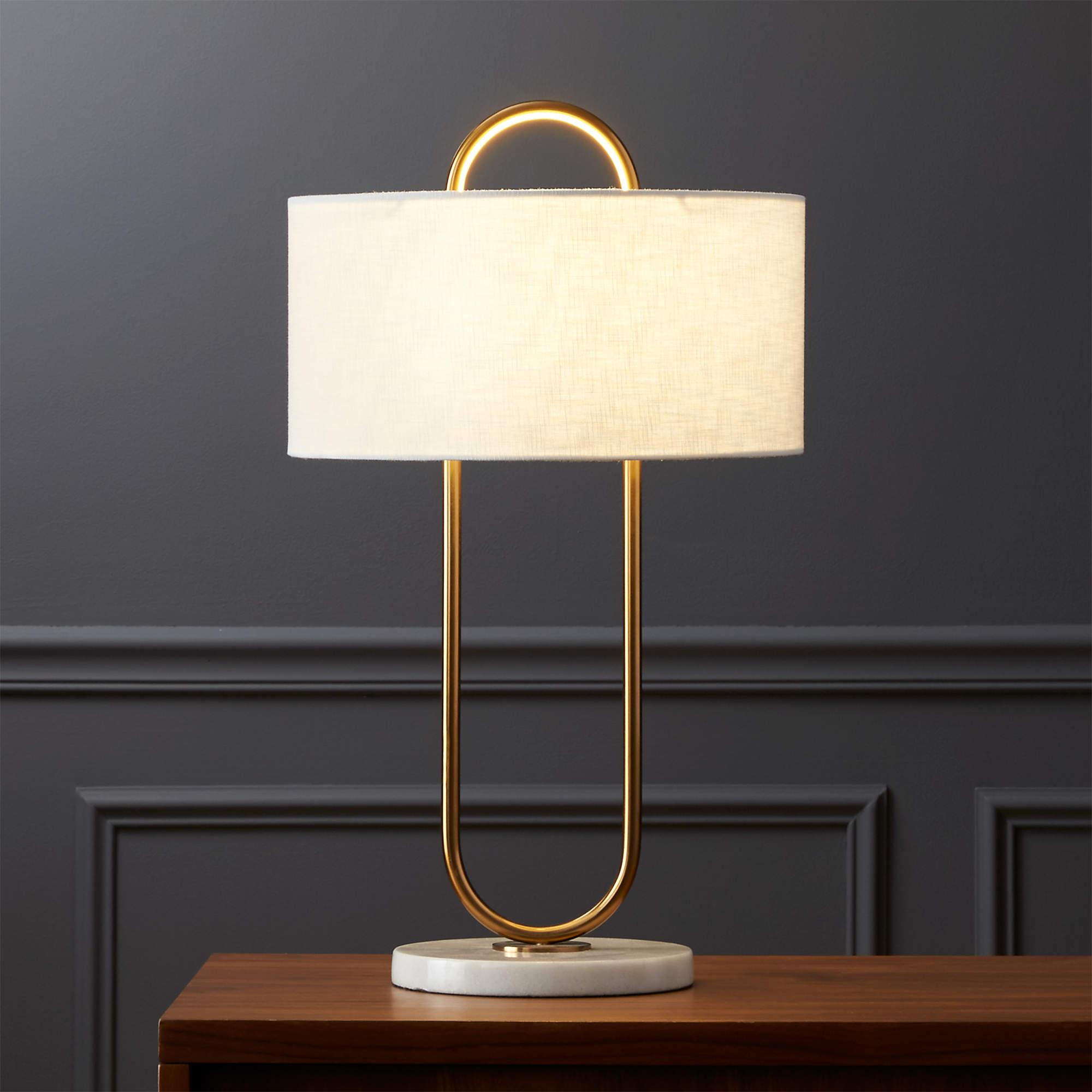 Ripj Marble Fabric Table Lamp