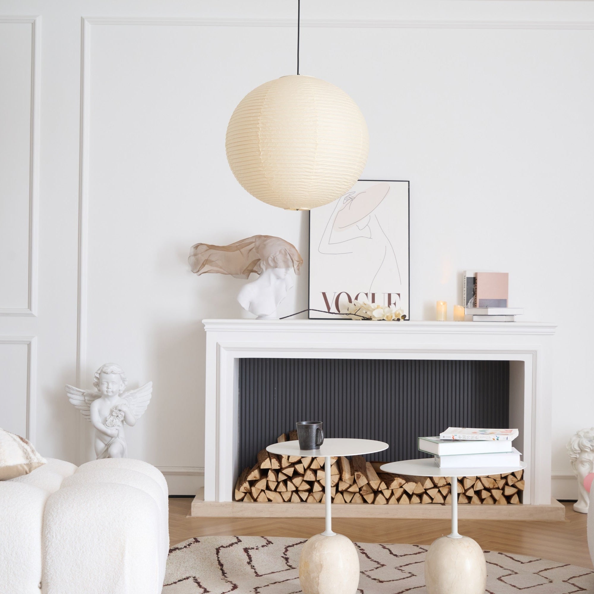 Lunerelle Pendant Lamp Paper for Living Room